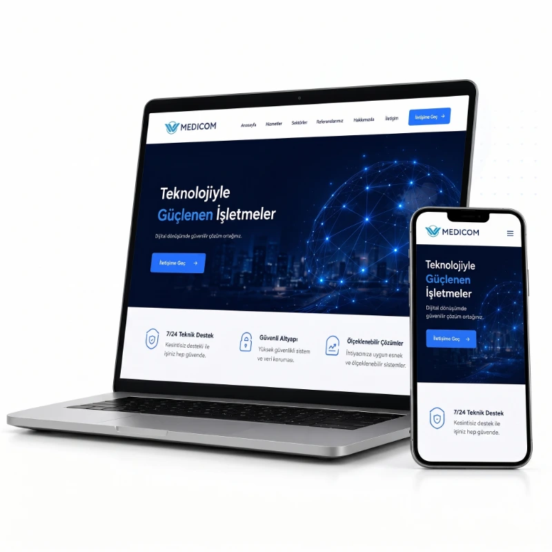 Medicom kurumsal web tasarım